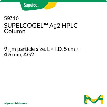 SUPELCOGEL&#8482; Ag2 HPLC 色谱柱 9&#160;&#956;m particle size, L × I.D. 5&#160;cm × 4.6&#160;mm, AG2