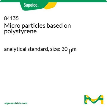 聚苯乙烯微粒 analytical standard, size: 30 &#956;m