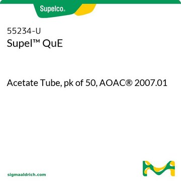 Supel&#8482; QuE Acetate Tube, pk of 50, AOAC&#174; 2007.01