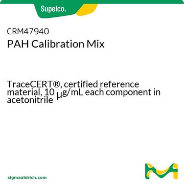 PAH Calibration Mix TraceCERT&#174;, certified reference material, 10&#160;&#956;g/mL each component in acetonitrile