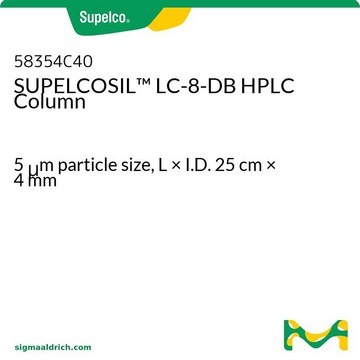 SUPELCOSIL&#8482; LC-8-DB HPLC Column 5&#160;&#956;m particle size, L × I.D. 25&#160;cm × 4&#160;mm