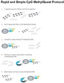 CpG MethylQuest DNA Isolation Kit The CpG MethylQuest DNA Isolation Kit allows for simple, effective &amp; rapid enrichment of methylated DNA from genomic samples.