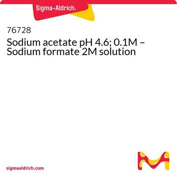 Sodium acetate pH 4.6; 0.1M – Sodium formate 2M solution