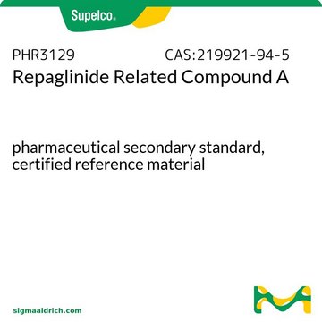 Repaglinide Related Compound A pharmaceutical secondary standard, certified reference material