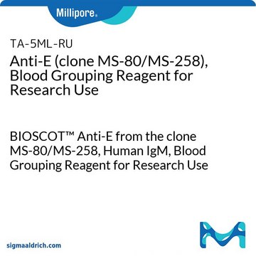 抗E抗体（克隆号MS-80/MS-258），血型鉴定试剂，研究用 BIOSCOT&#8482; Anti-E from the clone MS-80/MS-258, Human IgM, Blood Grouping Reagent for Research Use