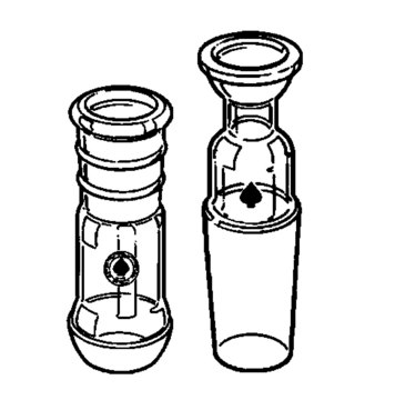 Ace Reducing Adapter female joint: SJ 18/9, male joint: ST/NS 24/40