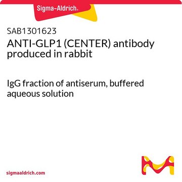 ANTI-GLP1 (CENTER) antibody produced in rabbit IgG fraction of antiserum, buffered aqueous solution