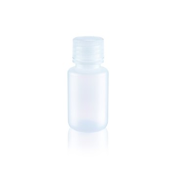 Wheaton&#174; Leak Resistant Bottle capacity 30&#160;mL, high-density polyethylene bottle, natural bottle, narrow-mouth bottle, bottle diam. × H 32&#160;mm × 69&#160;mm, 20-410