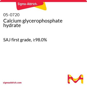 Calcium glycerophosphate hydrate SAJ first grade, &#8805;98.0%