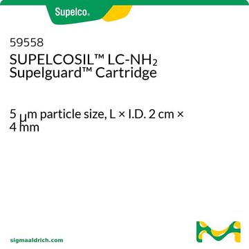 SUPELCOSIL&#8482; LC-NH2 Supelguard&#8482; Cartridge 5&#160;&#956;m particle size, L × I.D. 2&#160;cm × 4&#160;mm