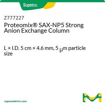 Proteomix&#174; SAX-NP5 Strong Anion Exchange Column L × I.D. 5&#160;cm × 4.6&#160;mm, 5&#160;&#956;m particle size