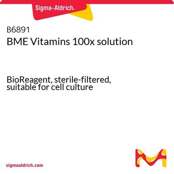 BME 维生素 100x 溶液 BioReagent, sterile-filtered, suitable for cell culture