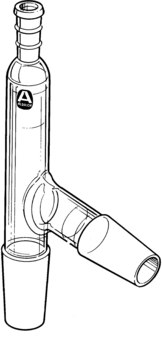 Aldrich&#174; three-way adapter with thermometer joint joint: ST/NS 24/40