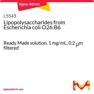 Lipopolysaccharides from Escherichia coli O26:B6 Ready Made solution, 1&#160;mg/mL, 0.2 &#956;m filtered