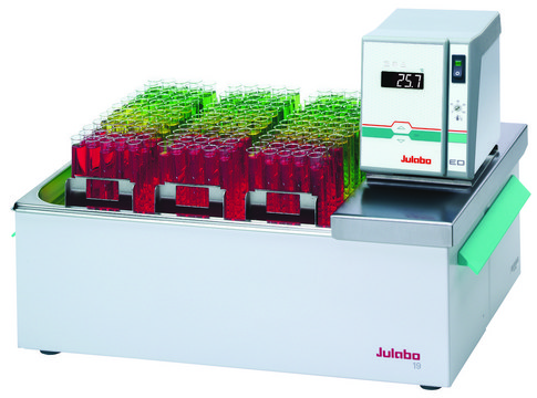 Julabo&#174; open circulating baths, E models ED-19, AC/DC input 230 V AC, volume 19&#160;L, temp. range 20-100 °C