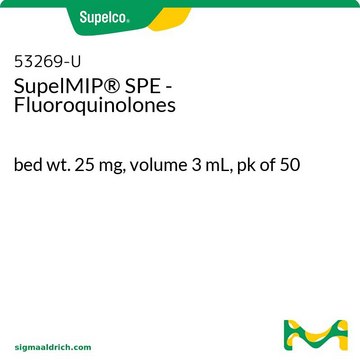 SupelMIP&#174; SPE - Fluoroquinolones bed wt. 25&#160;mg, volume 3&#160;mL, pk of 50