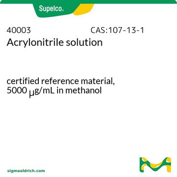 丙烯腈 溶液 certified reference material, 5000&#160;&#956;g/mL in methanol