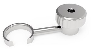 Steritest® Symbio Slim Bottle Holder With Fastening Screw, for use with Steritest® Symbio pump that streamlines the workflow and increases safety