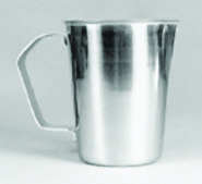 Griffin-type SS beaker capacity 600 mL, without handle