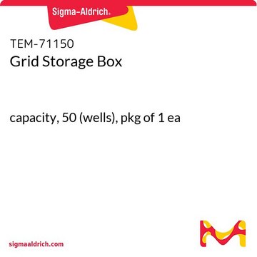 Grid Storage Box capacity, 50 (wells), pkg of 1&#160;ea