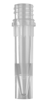 Self standing screw cap tubes without caps capacity 0.6&#160;mL, clear