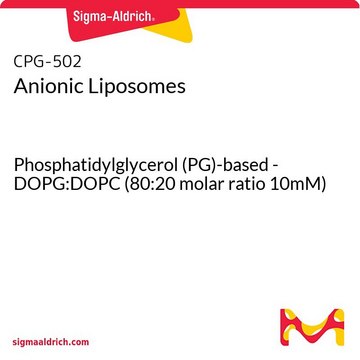 Anionic Liposomes Phosphatidylglycerol (PG)-based - DOPG:DOPC (80:20 molar ratio 10mM)