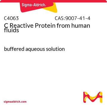 C 反应蛋白 来源于人类血浆 buffered aqueous solution