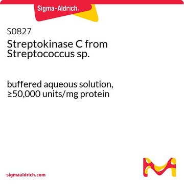 Streptokinase C from Streptococcus sp. buffered aqueous solution, &#8805;50,000&#160;units/mg protein