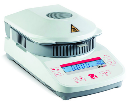 Ohaus&#174; MB-23 and MB-25 moisture analyzers Model MB25, AC/DC input 230 V AC, European 2-pin plug