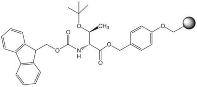 Fmoc-D-Thr(tBu)-Wang resin (100-200 mesh) Novabiochem&#174;