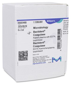 Bactident&#8482; Coagulase For the detection of the enzyme coagulase developed by Staphylococcus aureus