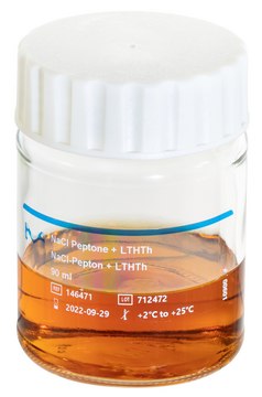 Buffered NaCl-Peptone Solution with LTHTh bottle volume 90&#160;mL , filling volume