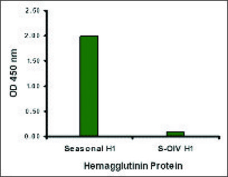 Anti-Seasonal H1N1 Hemagglutinin antibody produced in rabbit affinity isolated antibody, buffered aqueous solution