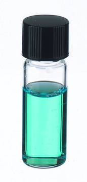 WHEATON&#174; clear sample vial with rubber lined cap packed in partitioned tray glass, tube capacity (2&#160;mL), screw cap