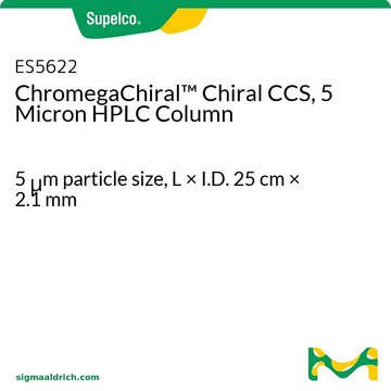 ChromegaChiral&#8482; Chiral CCS, 5 Micron HPLC Column 5&#160;&#956;m particle size, L × I.D. 25&#160;cm × 2.1&#160;mm