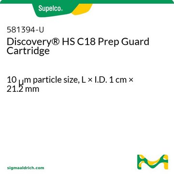 Discovery&#174; HS C18 Prep Guard Cartridge 10&#160;&#956;m particle size, L × I.D. 1&#160;cm × 21.2&#160;mm