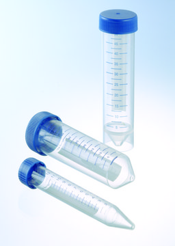 Greiner centrifuge tubes capacity 50&#160;mL, diam. × L 30&#160;mm × 115&#160;mm, conical bottom (with skirt)