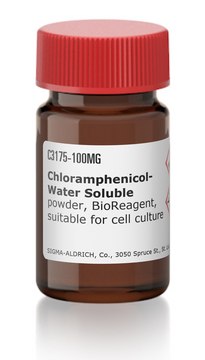 Chloramphenicol-Water Soluble powder, BioReagent, suitable for cell culture