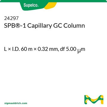 SPB&#174;-1气相毛细管色谱柱 L × I.D. 60&#160;m × 0.32&#160;mm, df 5.00&#160;&#956;m