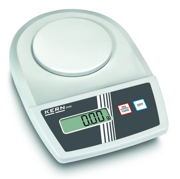 Kern EMB series precision balances Kern EMB 500-1, weighing capacity 500&#160;g, accuracy: 0.1&#160;g, precision: ±0.2&#160;g