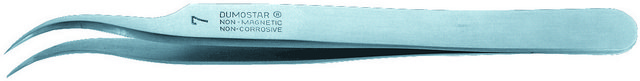 Tweezers Style #3C, very sharp, PTFE-coated, anti-magnetic stainless steel