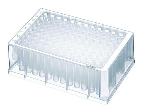 Eppendorf&#174; Deepwell Plate 96/1000&#956;L Protein LoBind, PCR Clean, volume 1000&#160;&#956;L, white border with clear wells, pkg of 20&#160;plates (5 bags x 4 plates)