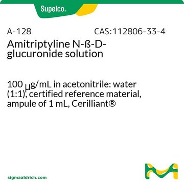 阿米替林N-&#946;-D-葡萄糖醛酸苷 溶液 100&#160;&#956;g/mL in acetonitrile: water (1:1), certified reference material, ampule of 1&#160;mL, Cerilliant&#174;