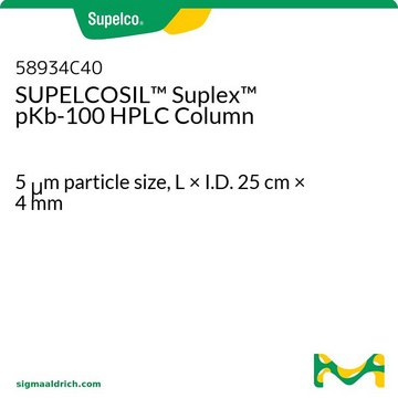 SUPELCOSIL&#8482; Suplex pKb-100 HPLC 色谱柱 5&#160;&#956;m particle size, L × I.D. 25&#160;cm × 4&#160;mm