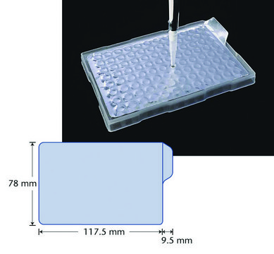 AlumaSeal&#174; 多孔板用铝箔密封薄膜 size 38&#160;&#956;m, thick aluminum foil sealing film for use with 96 well plates, non-sterile