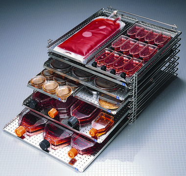 Stak-A-Tray&#8482; system rack for petri dishes and small culture flasks