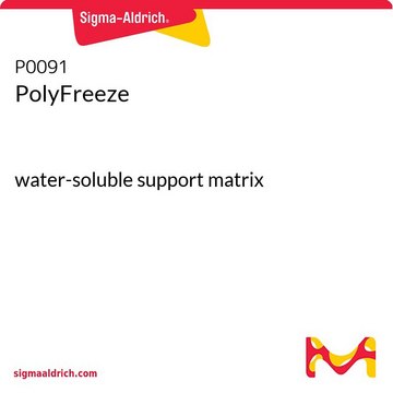 PolyFreeze water-soluble support matrix