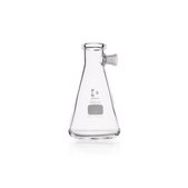 Duran® Filtering Flasks And Bottles With Side-Arm Socket conical bottom (ERLENMEYER SHAPE)