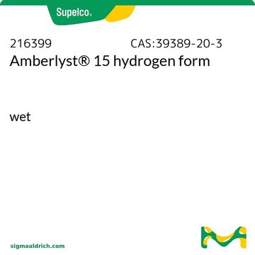 Amberlyst&#174; 15 hydrogen form wet