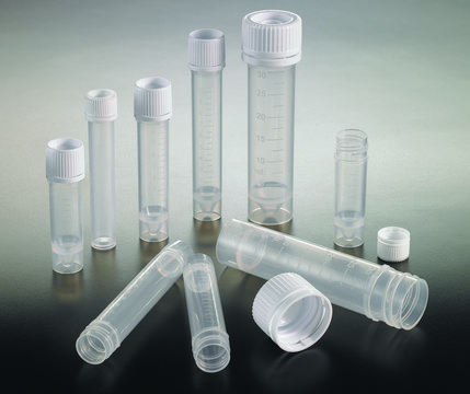 Tamper evident sample tube graduated, capacity 5&#160;mL